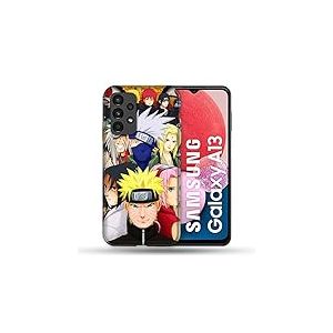 Cokitec Coque pour Samsung Galaxy A13 / A04S Manga Naruto Team Multicolore