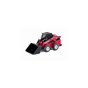 siku 3049, Mini Chargeur Manitou 3300V, 1:32, Métal/plastique, Rouge, avec Plusieurs fonctions, Compatible avec les autres modèles siku de la même échelle