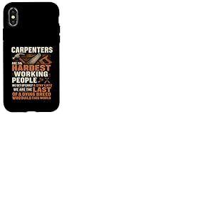 Équipe de construction de charpentier fière et travailleuse Coque pour iPhone X/XS