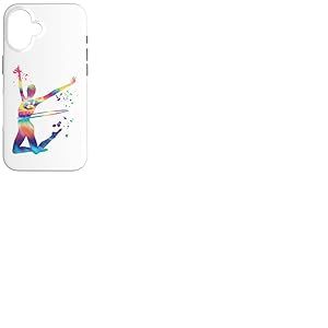 Gymnaste avec Cerceau pour Filles et Enfants Gymnastique Rythmique Coque pour iPhone 16