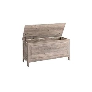 HOOBRO Banc de Rangement, Coffre de Rangement avec Charnières de Sécurité, Banquette, 100 cm, Rangement pour Jouet Enfant, Solide, Stable, Coffre à Jouets, Montage Facile, Grège EBG100CW01
