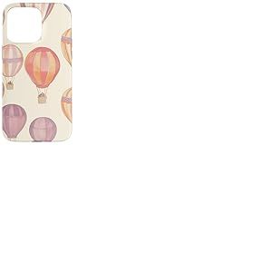 Montgolfière Vintage Pastel Coquette Mignonne Fille Coque pour iPhone 15 Pro Max