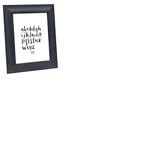 Deknudt Frames S45MF2 Cadre Photo Profil Inclin&eacute; Look Peint R&eacute;sine Noir 30 x 45 cm