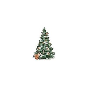 Goebel X-Mas-66-701-65-7 Figurine de Sapin Neigeux en faïence Multicolore 17 x 16,5 x 23,5 cm