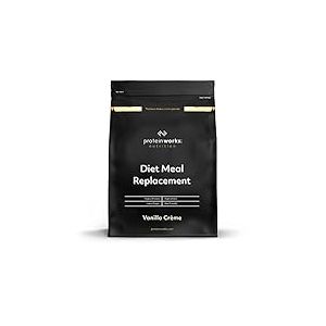 THE PROTEIN WORKS - Substitut De Repas Diététique | Shake Repas 250 Calories | Perte de poids | Healthy diet | 28 Servings | Crème Vanillée | 2kg
