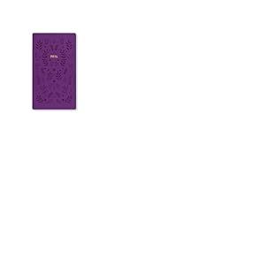 Letts of London Woodland Agenda semainier de poche 2025 Violet Format moyen