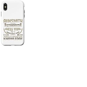 T-Shirt Gunsmithing We Do Precision Guess Work Cool Gunsmith Coque pour iPhone X/XS