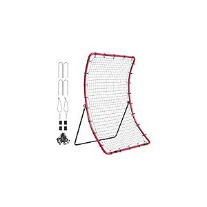 VEVOR Filet de Rebond pour Baseball et Softball, 1219 x 1676 mm, Filet de Lancement de Baseball, avec Cible de Lancer, Filet de Rebond pour Tous Les Angles, pour la Pratique du Terrain et du Lancer