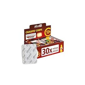 THERMOPAD Chauffe Corps : 30 Pieces de chaufferettes pour jusqu'à 12 Heures de Chaleur pour Tout Le Corps - activé par l'air - Utilisation immédiate