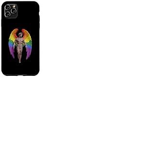 Ange aux ailes arc-en-ciel LGBTQ+ Coque pour iPhone 11 Pro Max