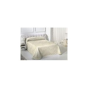 VIALMAN Couvre-lit de mi-Saison 150 cm: 250cm x 270 cm Beige