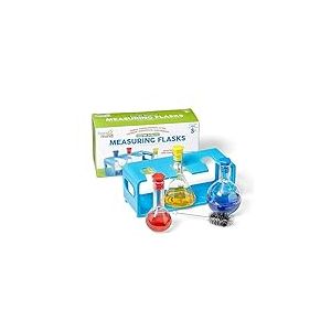 Learning Resources- Flacons Starter Science, partir de 3 Ans, béchers en Plastique Laboratoire, Jouets de Mesure, kit de Chimie pour Enfants, matériel Scientifique Scolaire, 95814, Taille Unique