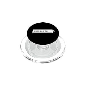 Plaque de Rue Mulhouse fran&ccedil;aise PopSockets PopGrip pour MagSafe