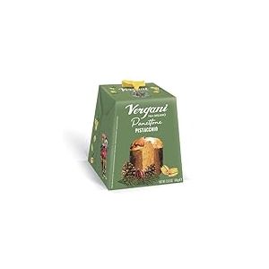 Vergani - Mini Panettone Pistache Mignon - Panettone italien traditionnel confectionné à Milan au délicieux goût de pistache - Gâteau de Noël typique en Italie - Produit italien - Idée cadeau Noël