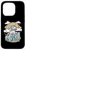Licorne arc-en-ciel kaiju monstre japonais mignon kawaii Coque pour iPhone 15 Pro