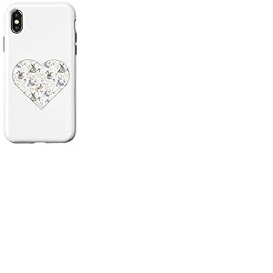 Lapin Papillon et Ses Amis dans Un c&oelig;ur Coque pour iPhone X/XS