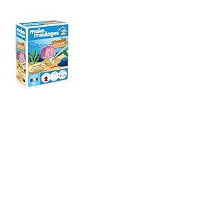 mako moulages - La méduse - kit de Loisirs créatif - plâtre et Peinture Gouache - 5 Couleurs pour la Personnalisation - Made in France - pour Enfant des 5 Ans - 39102