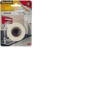 Scotch Strong 40011915B Ruban adhésif double face en mousse Blanc