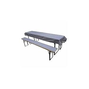 Siena Garden Lot de 3 Coussins pour Ensemble de chapiteau Bleu/Blanc Housse en 35% coton/65% Polyester Motif 001 Bleu/Blanc
