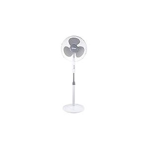 ARDES - Ventilateur sur pied BRISA 40 PB - Silencieux, 3 vitesses, oscillant et inclinable, Blanc, 41 cm x 130 cm