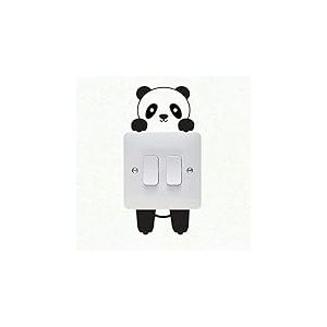 Panda Commutateur de Plaque Murale Wall Sticker Vinyl Decal Mural d&eacute;coration de la Maison
