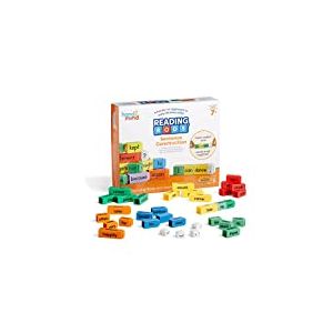 Construction de phrases Reading Rods de Learning Resources, apprendre à lire, construction de phrases pour enfants, cubes à emboîter de parties du langage, jouets pour apprendre à lire