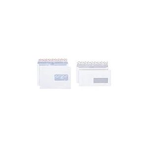 Elco 62896 Boite de 500 enveloppes avec fenêtre Format C5 Blanc & 60289 Boite de 500 enveloppes avec fenêtre Format DL Blanc