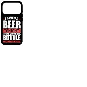 J'Ai gard&eacute; Une bi&egrave;re ce Soir, Elle &eacute;tait coinc&eacute;e dans Une Bouteille Coque pour iPhone 17 Pro