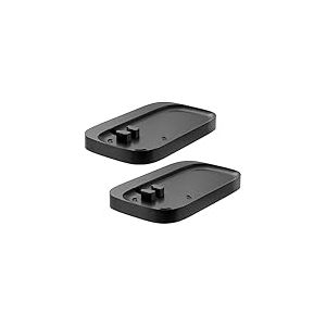 myWall Lot de 2 Supports muraux HS28L pour Haut-parleurs SONOS One/One SL/Play:1, Support de Haut-Parleur avec étagère et Guide-câble, Montage Mural pour SONOS avec Une Charge maximale de 7 kg