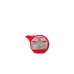 Loctite® 55 24 x 50 m Bobine - Fil d'étanchéité pour plomberie | Ruban d'étanchéité pour tuyaux | Remplace la filasse et pâte à joint | Solution idéale pour l'étanchéité plomberie