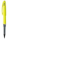 Pentel TRJ98G-A Lot de 12 Feutres Plume Gamme Fluo Pointe moyenne 0,4-0,7 mm Jaune