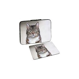 Pedea Design Housse de Protection d'ordinateurs Portables 10,2 "/13,3 pouces/15,6 pouces/17,3 Pouces 17,3 Zoll + Mauspad Cat