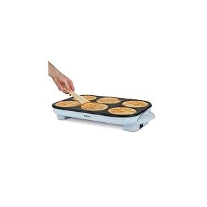 W&euml;asy Appareil &agrave; Cr&ecirc;pes Party GOO60, Cr&ecirc;pes et Pancakes, 6 Emplacements, Rev&ecirc;tement Antiadh&eacute;sif, Jusqu'&agrave; 240&deg;C, 6 spatules en bois, 1500 W