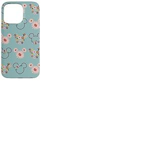 Coque pour iPhone 15 Pro Max Disney Mickey Mouse Fleurs et Daisy Print