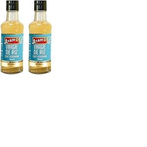 AYAM, Vinaigre De Riz, Riz à Sushis et makis, Assaisonnement pour Sauce Salade, 205 ml (Lot de 2)