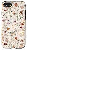 Fleur sauvage papillon amoureux fleur d'été Coque pour iPhone SE (2020) / 7 / 8