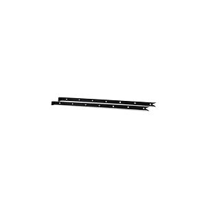 Alberts 306366 Penture | en différents modèles | noire | gond Ø 16 mm | 1000 x 40 mm | Set de 2 pièces