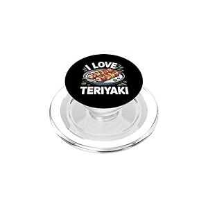 Assiette à brochettes I Love Teriyaki PopSockets PopGrip pour MagSafe