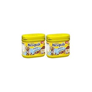 NESQUIK Chocolat en poudre - Moins de sucre 350g (Lot de 2)