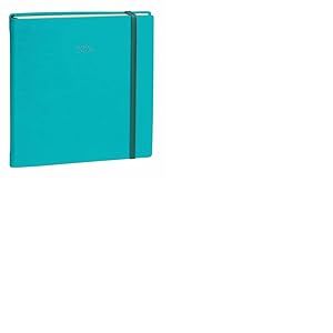 Quo Vadis - Agenda - 2026 - Ex&eacute;cutif Prestige - Semainier Planning - Multilingue - Silk - Bleu - 13 mois de d&eacute;cembre &agrave; d&eacute;cembre - 16x16 cm - Papier Clairefontaine ivoire - Fabrication fran&ccedil;aise