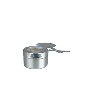 R&eacute;cipient pour p&acirc;te &agrave; combustible APS, avec fermeture &agrave; ba&iuml;onnette, support de br&ucirc;leur en acier inoxydable, diam&egrave;tre &Oslash; 9cm, hauteur 6 cm