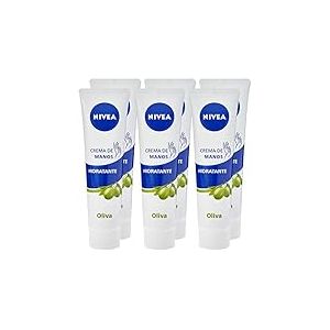 NIVEA NIVEA Crème de Mains huile d'Olive – 100 ML – 6 unités