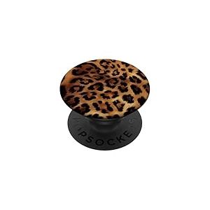 Imprimé léopard élégant PopSockets PopGrip Adhésif