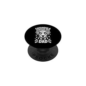 Catahoula Leopard Dog Dad Mom Funny Catahoula Leopard Dog PopSockets PopGrip Adhésif