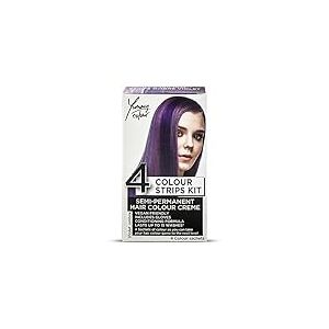 Stargazer Yummy Colour Kit de Coloration Semi-permanente pour Mèches avec Quatre Nuances de Couleur Violet Ombré