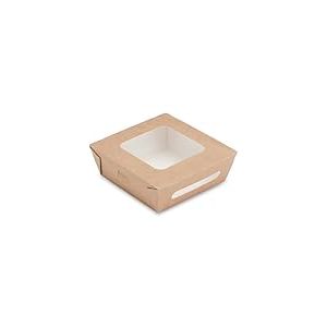 ALPHAFORM Bo&icirc;te &agrave; salade en carton kraft 12X12 vendue par sachet de 50 pi&egrave;ces