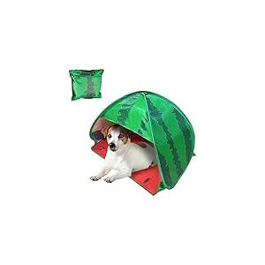 HACRAHO Tente de Plage pour Chien, Past&egrave;que Portable &agrave; Ouverture Automatique, Protection Solaire Instantan&eacute;e pour Chiots et Petits Animaux, L