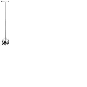 Maximex Bloc-portes BIG BOY ACIER INOXYDABLE avec poignée extra-longue Argent mat