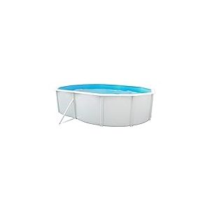 Steinbach Une Nuovo de Luxe Piscine Ovale, Blanc, 550 x 366 x 120 cm, 18400 L, 011251
