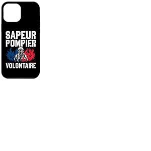 Coque pour iPhone 12 Pro Max Sapeur Pompier Volontaire pour nos Héros Pompier Homme Femme